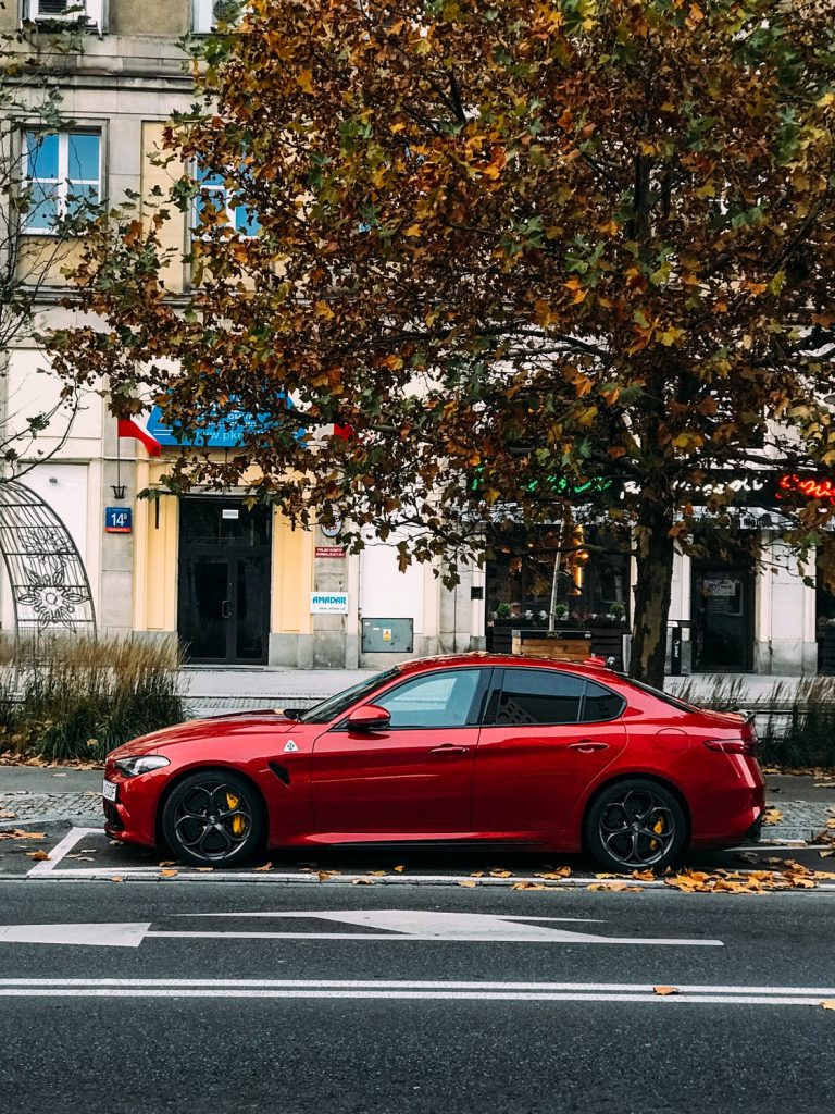 Rød bil